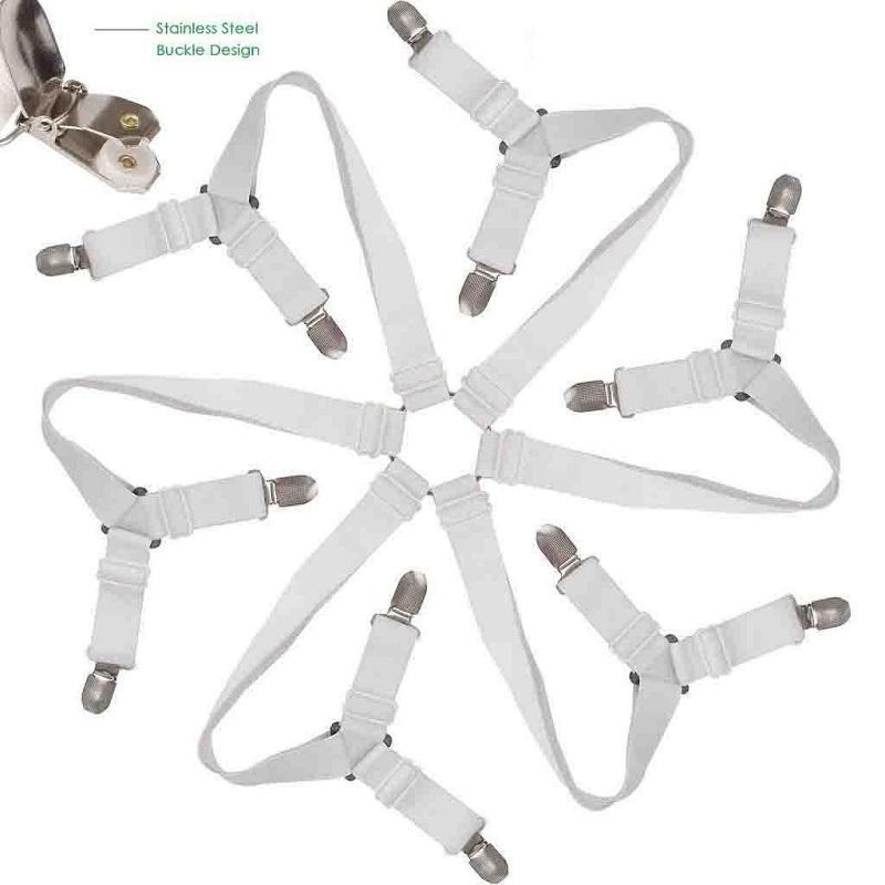 Verlängern Sie das Bettlaken, verstellbare Hosenträger, überkreuzte Bandgurte, Greifer, Matratze, Bettdecke, elastisch With Rubber Ring weiß Verlängern Sie das Bettlaken, verstellbare Hosenträger, überkreuzte Bandgurte, Greifer, Matratze, Bettdecke, elastisch With Rubber Ring weiß von Joom DACH