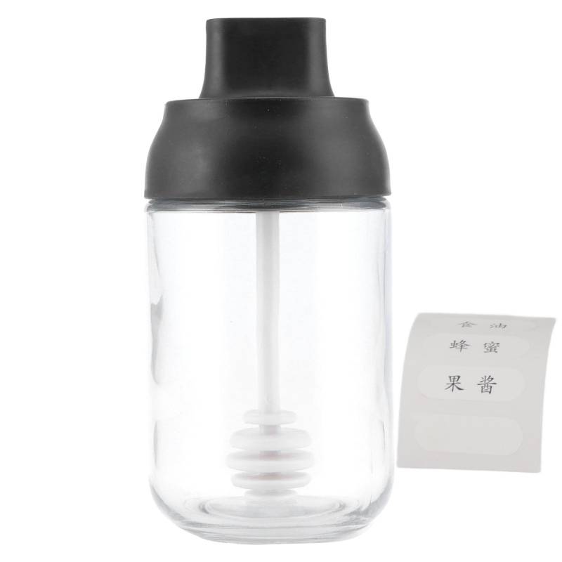 Versiegeltes Glas Vorratsglas Originalität Honigdose mit Löffel und Deckel für Heimküchengebrauch 250ml von Joom DACH