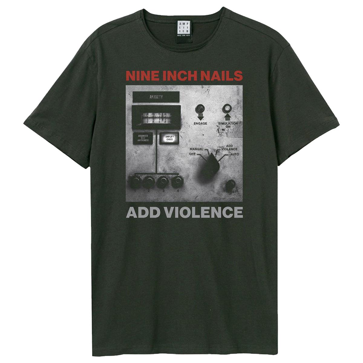 Verstärktes Unisex-Erwachsenen-Add Violence NIN-T-Shirt XS kohle Verstärktes Unisex-Erwachsenen-Add Violence NIN-T-Shirt XS kohle von Joom DACH