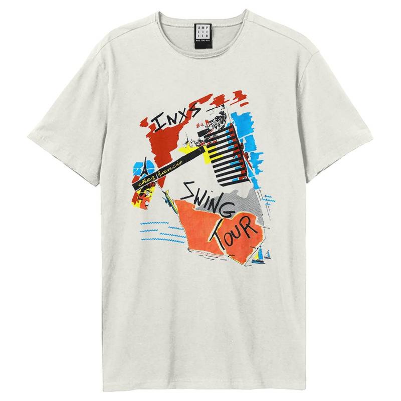 Verstärktes Unisex Erwachsenen Swing Tour INXS T-Shirt XS weiß Verstärktes Unisex Erwachsenen Swing Tour INXS T-Shirt XS weiß von Joom DACH