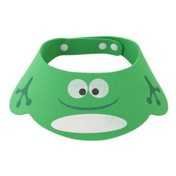 Verstellbare Mütze für Kleinkinder und Kinder zum Baden und Duschen, zum Waschen von Haaren, direktes Visier für die Babypflege grün von Joom DACH