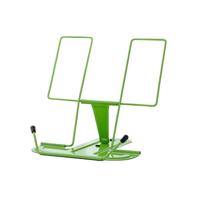 Verstellbarer Schreibtisch-Buchständer, Kochbuchhalter, tragbare Buchstütze, rutschfeste Seitenklammern für dicke Bücher, Kochbücher, Lehrbücher, Rezepte 1 von Joom DACH