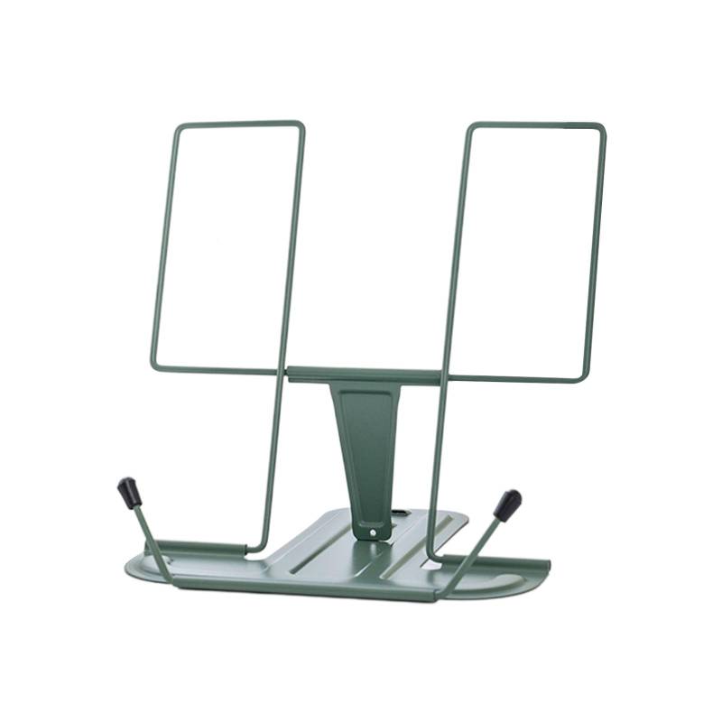 Verstellbarer Schreibtisch-Buchständer, Kochbuchhalter, tragbare Buchstütze, rutschfeste Seitenklammern für dicke Bücher, Kochbücher, Lehrbücher, Rezepte 3 von Joom DACH