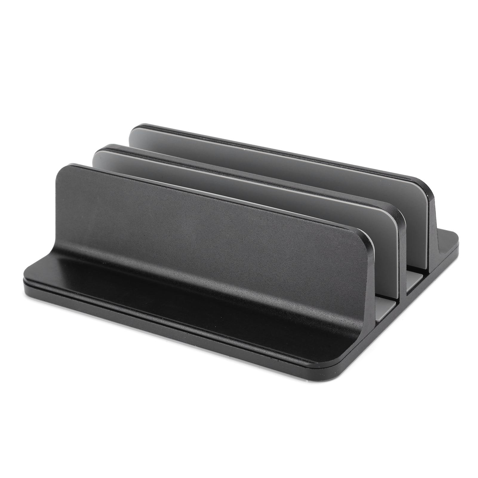 Verstellbarer Vertikaler Laptopständer Bücherregal 2 Schlitze Halterung Schreibtischhalter für Notebook Buch von Joom DACH