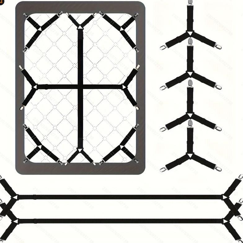 „Verstellbares Clip-Set für Bettlaken und Sofabezüge“ von Joom DACH