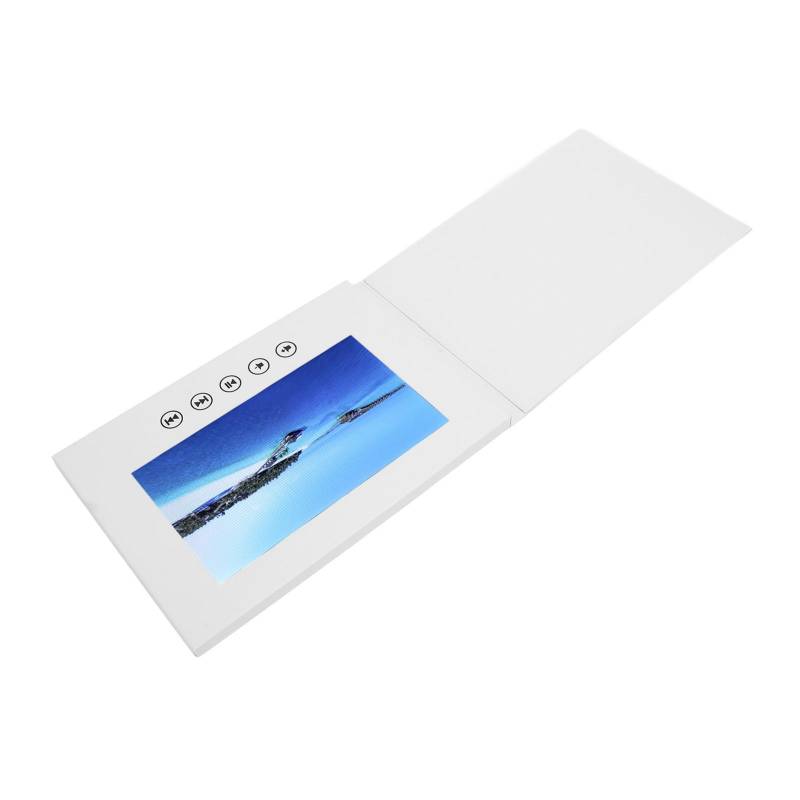 Videogrußkarte mit LCD-Bildschirm 720P HD-Video und Bild DIY Elektronische Videobroschüre mit 5 Inch von Joom DACH