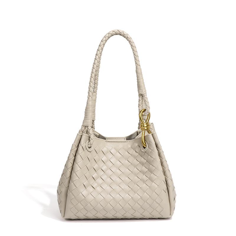 Vielseitige gewebte Eimertasche, Handfallschirm, Umhängetasche für Damen, zweiteiliges Set, Mutter-Kind-Unterarmtasche mit einer Schulter Vielseitige gewebte Eimertasche, Handfallschirm, Umhängetasche für Damen, zweiteiliges Set, Mutter-Kind-Unterarmtasche mit einer Schulter von Joom DACH