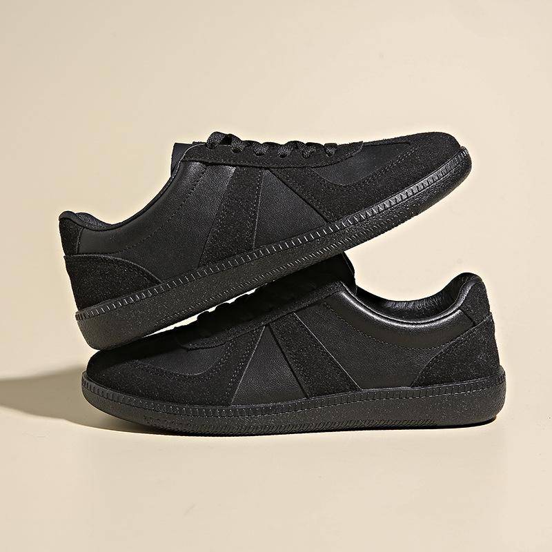 Vielseitige lässige kleine weiße Schuhe Damen Ins Trendy Vielseitige Damen Moral Trainingsschuhe Flachsohlige Straßenschuhe 40 schwarz von Joom DACH