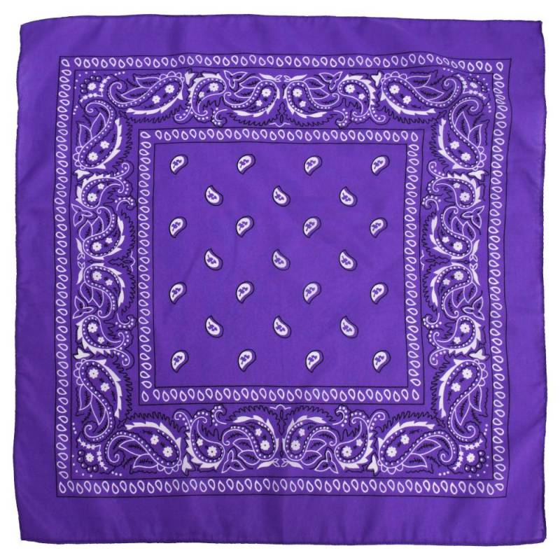 Vielseitiger Herren Neuer Quadratischer Schal Paisley Kopftuch Hip Hop Street Dance Radfahren Kaschmirblumen Schal 54*54cm dunkelviolette von Joom DACH