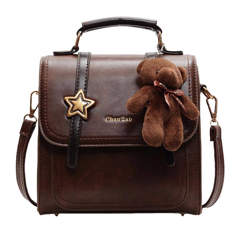 Vielseitiger Rucksack Damen Neuer Student Klasse Pendler Kleiner Rucksack braun von Joom DACH