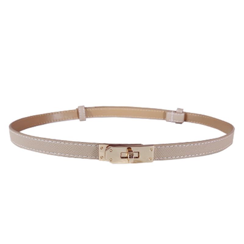 Vier Jahreszeiten verfügbar Neuer Gürtel Damen Leder Mode Vielseitig Jeans Gürtel Dekoration Mit Rock, Anzug, Pullover Taille Abdeckung 100cm von Joom DACH