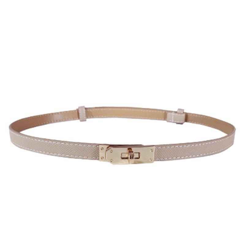 Vier Jahreszeiten verfügbar Neuer Gürtel Damen Leder Mode Vielseitig Jeans Gürtel Dekoration Mit Rock, Anzug, Pullover Taille Abdeckung 100cm von Joom DACH