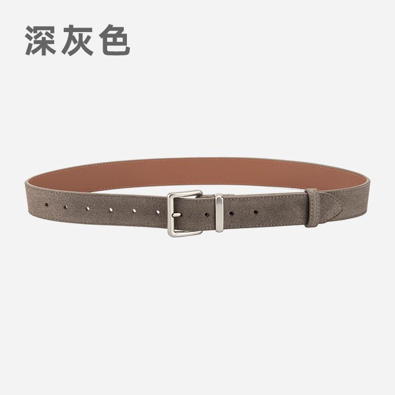 Vier Jahreszeiten verfügbar Neuer Retro-Gürtel für Damen mit hochwertigem echtem Leder, matt, samtig, passend zu Pullover, Rock, Jeans und Gürtel 105cm Vier Jahreszeiten verfügbar Neuer Retro-Gürtel für Damen mit hochwertigem echtem Leder, matt, samtig, passend zu Pullover, Rock, Jeans und Gürtel 105cm von Joom DACH