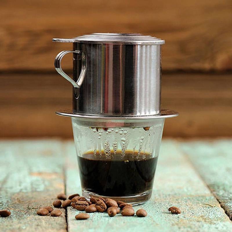 Vietnamesischer Kaffeefilter Edelstahl Maker Topf Infuse Cup Köstliche Portion 50ml (Max.) von Joom DACH
