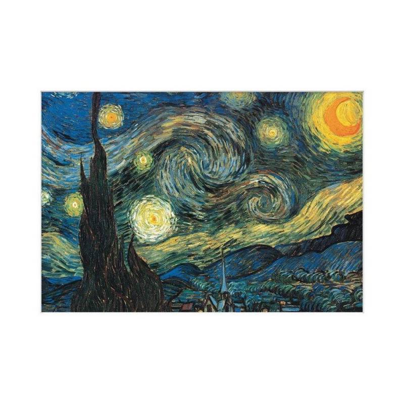 Vincent Van Gogh Sternennacht, auf Papier montierter Druck 30cm x von Joom DACH