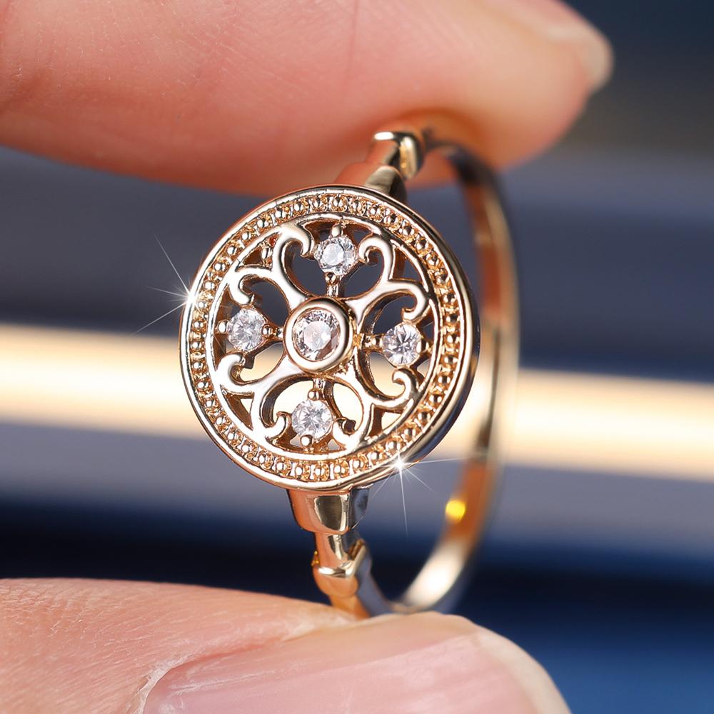 Vintage Aushöhlen Blume Runde Geometrische Ringe für Frauen Exquisite Charms Gold Farbe Intarsien Zirkon Ringe Hochzeit Schmuck Geschenk 7 Vintage Aushöhlen Blume Runde Geometrische Ringe für Frauen Exquisite Charms Gold Farbe Intarsien Zirkon Ringe Hochzeit Schmuck Geschenk 7 von Joom DACH