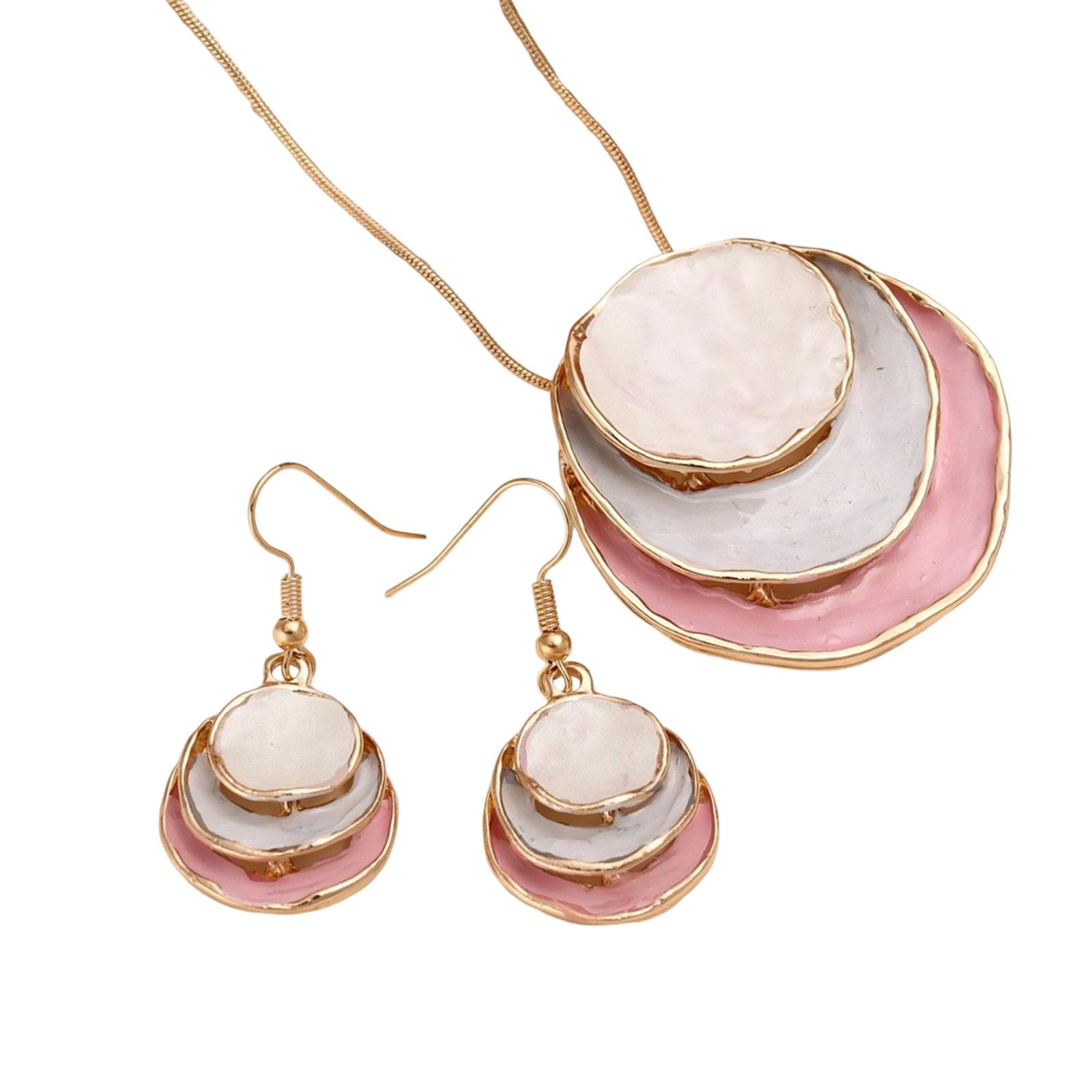 Vintage Blumenschmuckset Eleganter Brautschmuck Modeschmuck für Hals und Ohren Geeignet zum Kombinieren mit verschiedenen Outfits 2 von Joom DACH