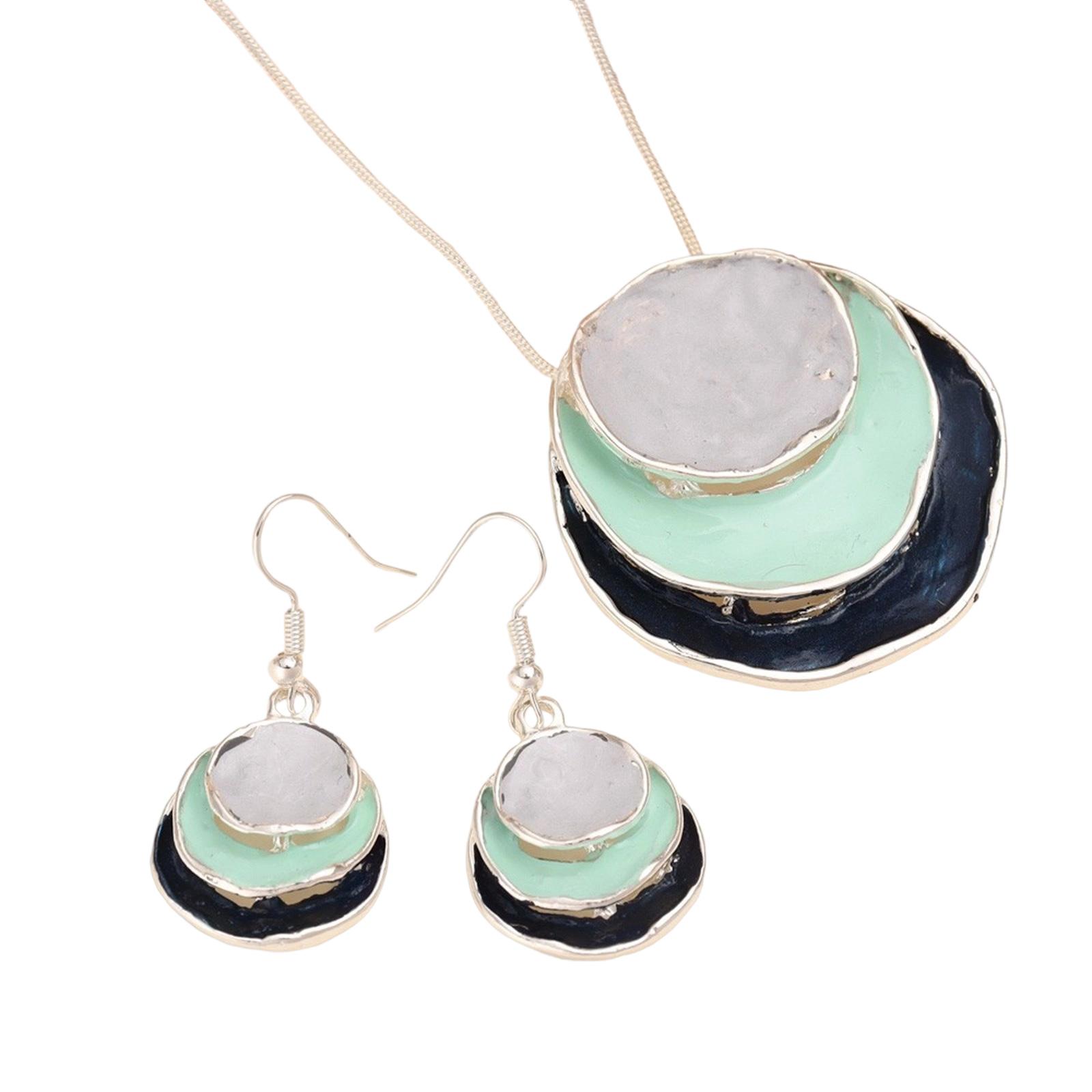 Vintage Blumenschmuckset Eleganter Brautschmuck Modeschmuck für Hals und Ohren Geeignet zum Kombinieren mit verschiedenen Outfits 3 von Joom DACH