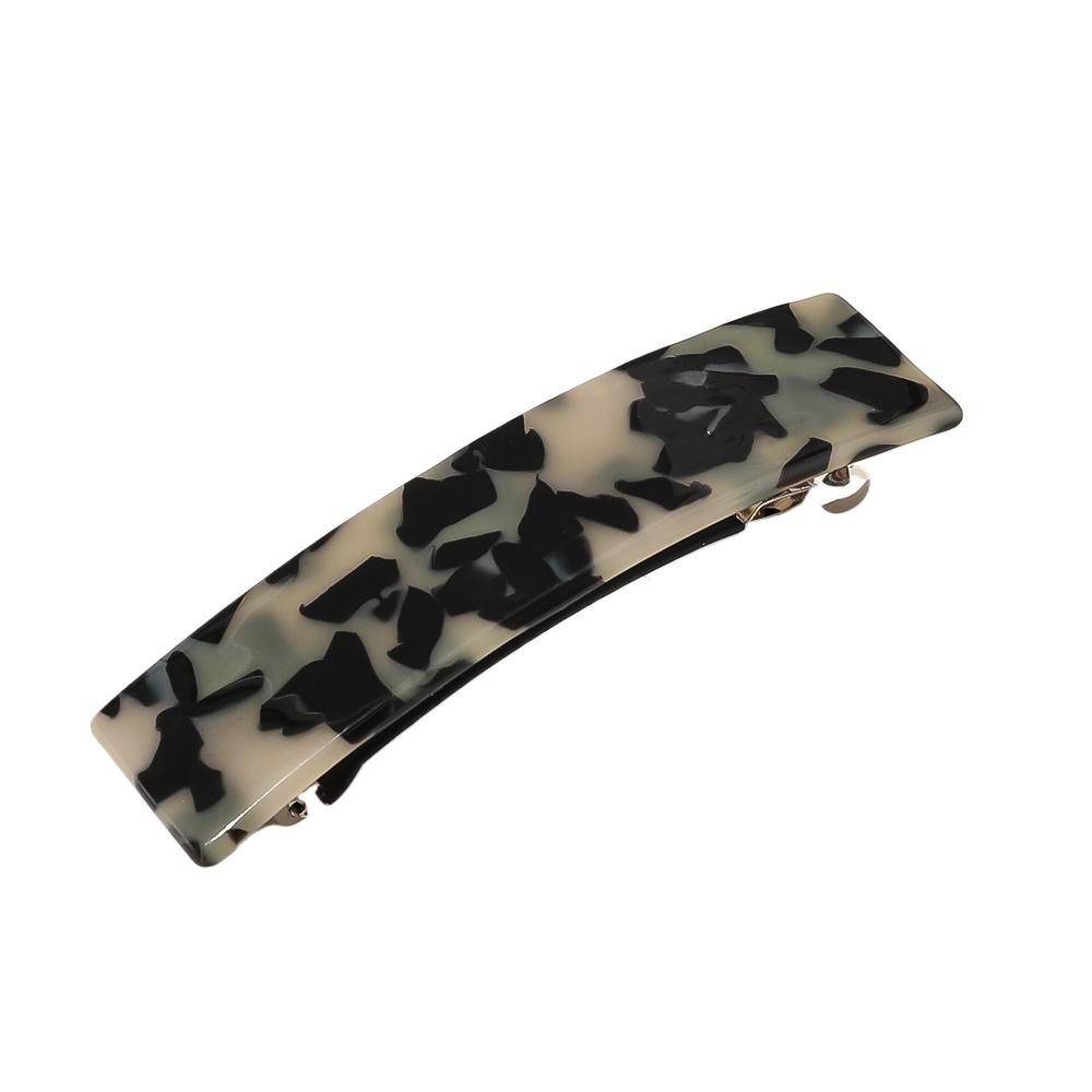 Vintage Haarnadeln aus Acetatharz, rechteckig, einfarbig, mit Marmor-Print, seitliche Clips, Haarspangen für Damen, Haarklammern, Haar-Accessoires von Joom DACH