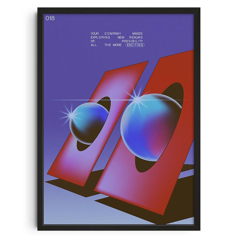 Vintage Klassische Poster Retro Abstrakt Leinwanddruck Mid Century Wandkunst Leinwandgemälde für Wohnzimmer Schlafzimmer Heimdeko 30X40cm Unframed von Joom DACH