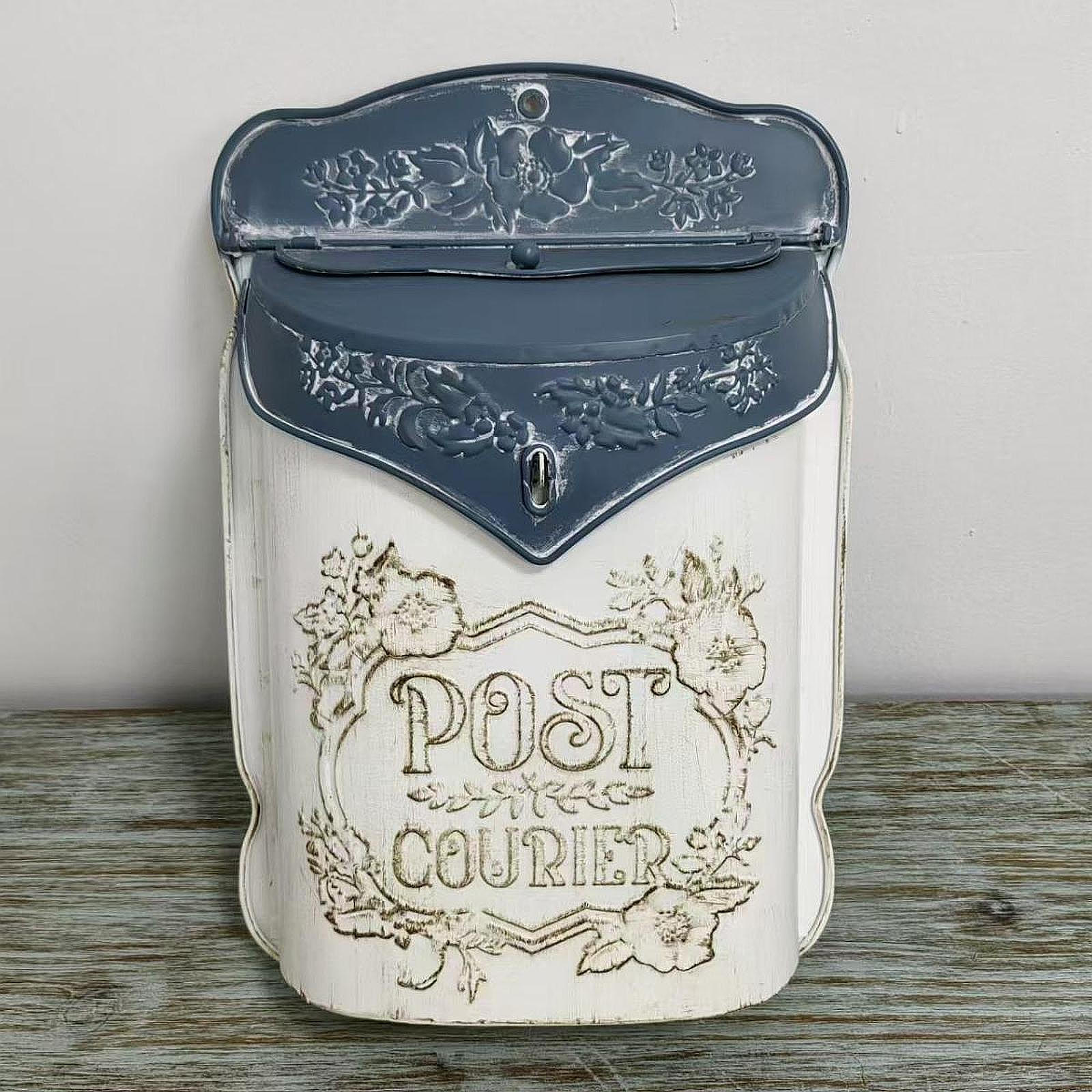 Vintage Mailbox Mail Halter Home Decor Post Zeitschriften Box Dekorative Metall für von Joom DACH