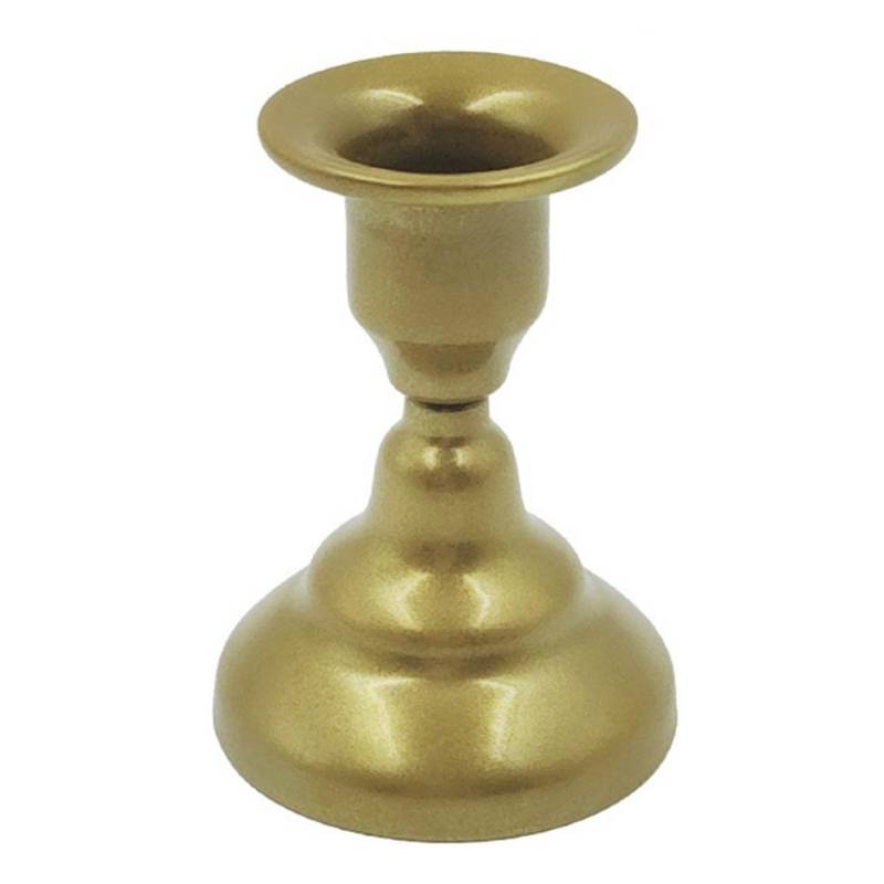 Vintage Metall Kerzenständer Kerzenhalter Säule Eisen Kunst Kerzenständer Für Hochzeit Party Decor Mini Retro Kerze Stick Stand gold von Joom DACH