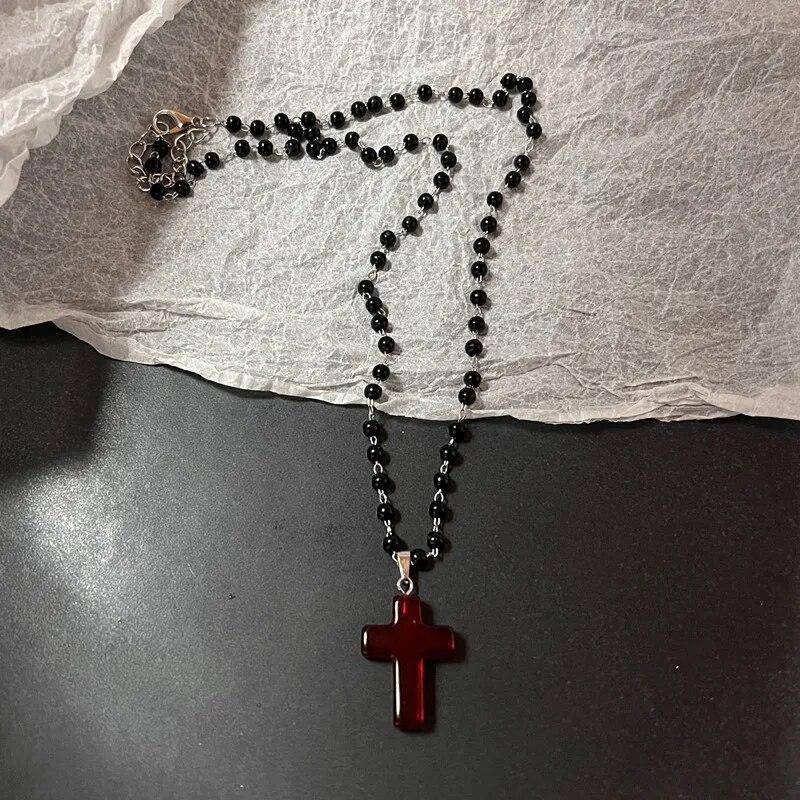 Vintage Mode Leder Seil Stern Anhänger Halskette für Frauen Männer Antik Silber Farbe Schmuck Zubehör Y2k Ästhetik von Joom DACH