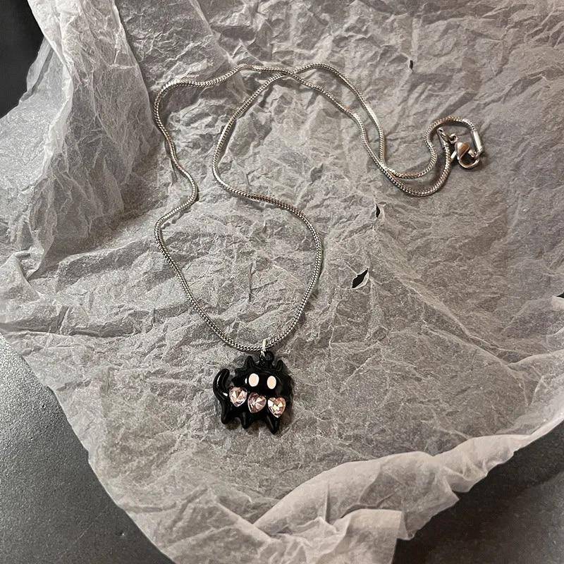 Vintage Mode Leder Seil Stern Anhänger Halskette für Frauen Männer Antik Silber Farbe Schmuck Zubehör Y2k Ästhetik von Joom DACH