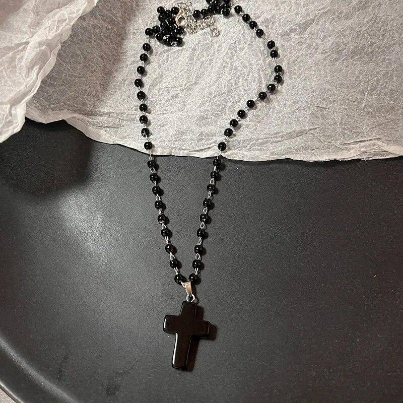 Vintage Mode Leder Seil Stern Anhänger Halskette für Frauen Männer Antik Silber Farbe Schmuck Zubehör Y2k Ästhetik von Joom DACH