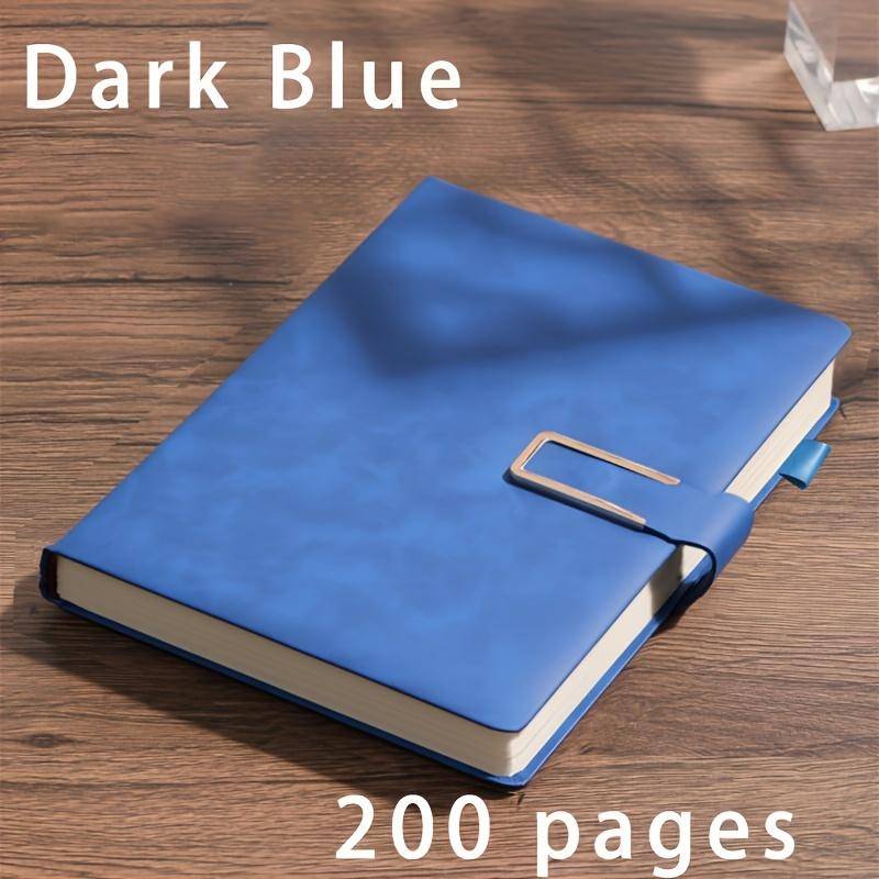 Vintage-Notizbuch im A5-Format mit Ledereinband, personalisiertem Softcover und Lesezeichen – perfekt für Geschäftstreffen und das Universitätsleben von Joom DACH