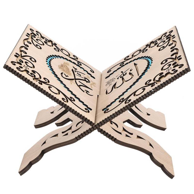 Vintage Quran Klappständer aus Holz geschnitzt muslimischen Gebet Buch Veranstalter Bücherregal zusammenklappbar von Joom DACH