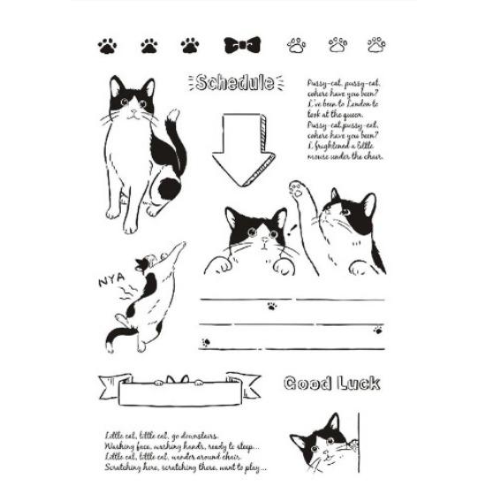 Vintage-Stempel, transparenter Silikonstempel, florales Obst, englisches Wortgebäude-Stempel für DIY, dekoratives Sammelalbum, Tagebuch, Studenten von Joom DACH