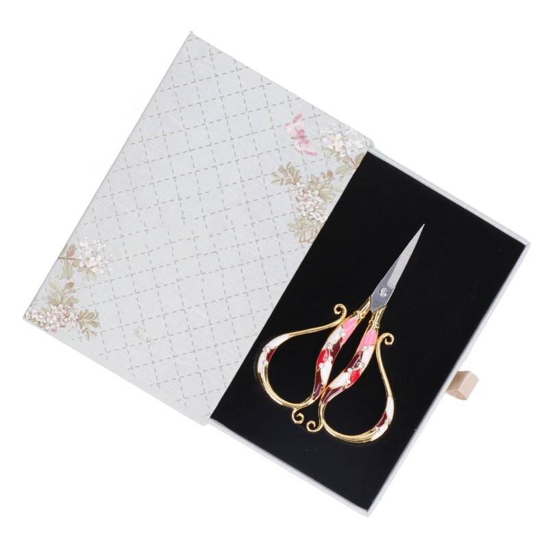 Vintage Stickschere Rostfreier Edelstahl Tragbare Bastelschere Garnschere für Kunst von Joom DACH