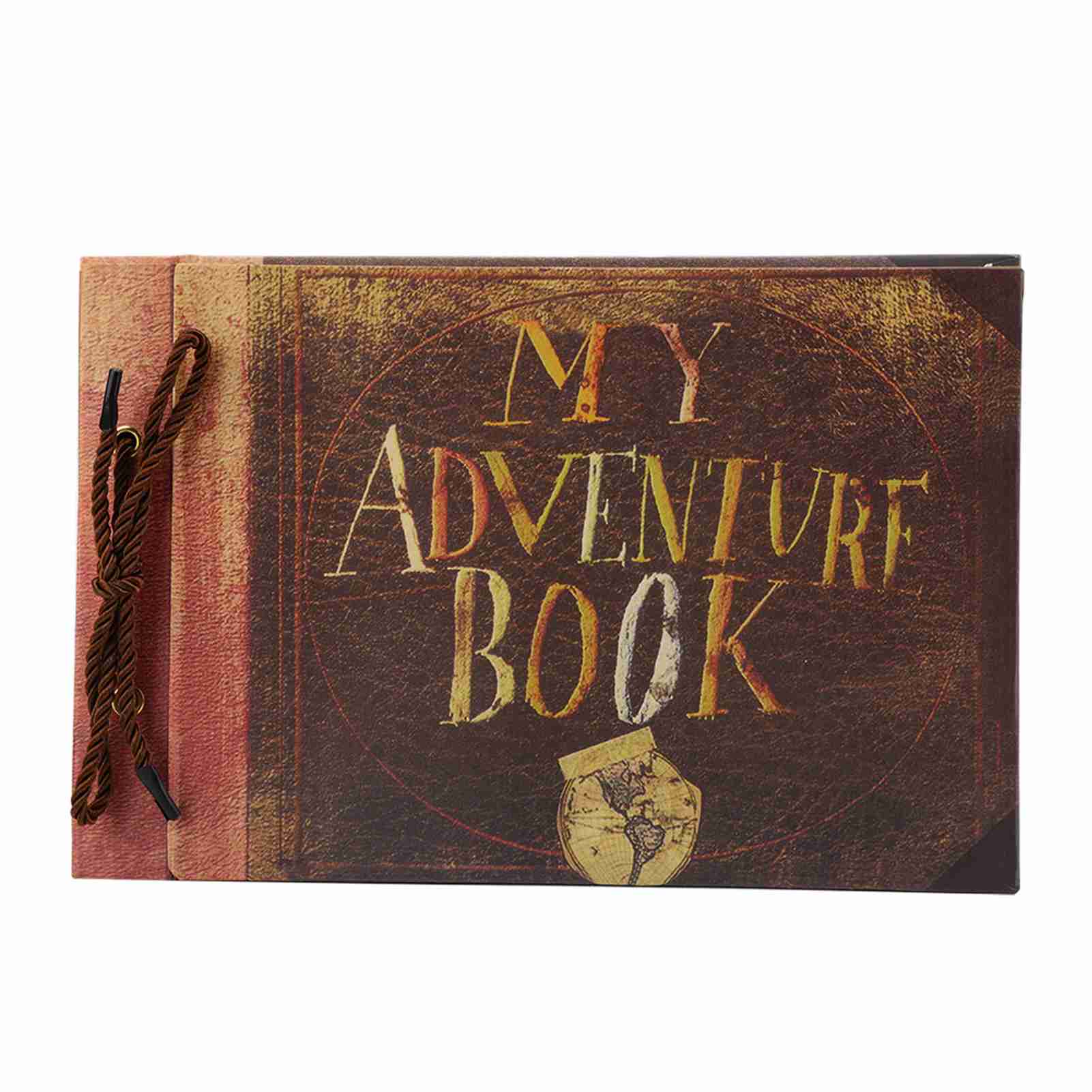 Vintage-Stil DIY gebunden Seil Album einzigartige schöne Erinnerungen Hochzeit Buch Scrapbook (UNSER) von Joom DACH