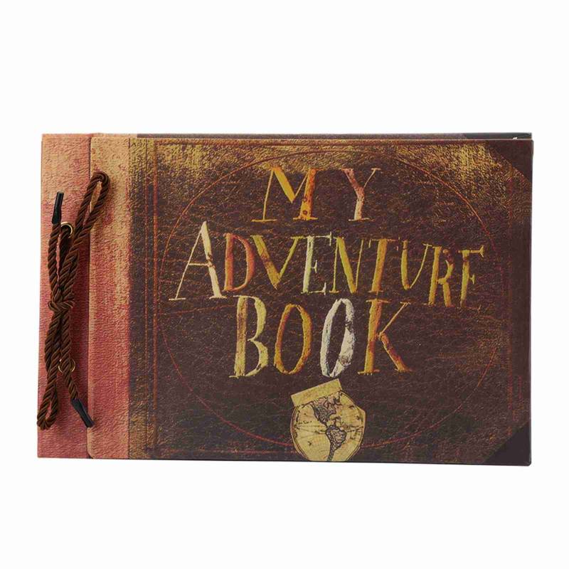 Vintage-Stil DIY gebunden Seil Album einzigartige schöne Erinnerungen Hochzeit Buch Scrapbook (UNSER) von Joom DACH