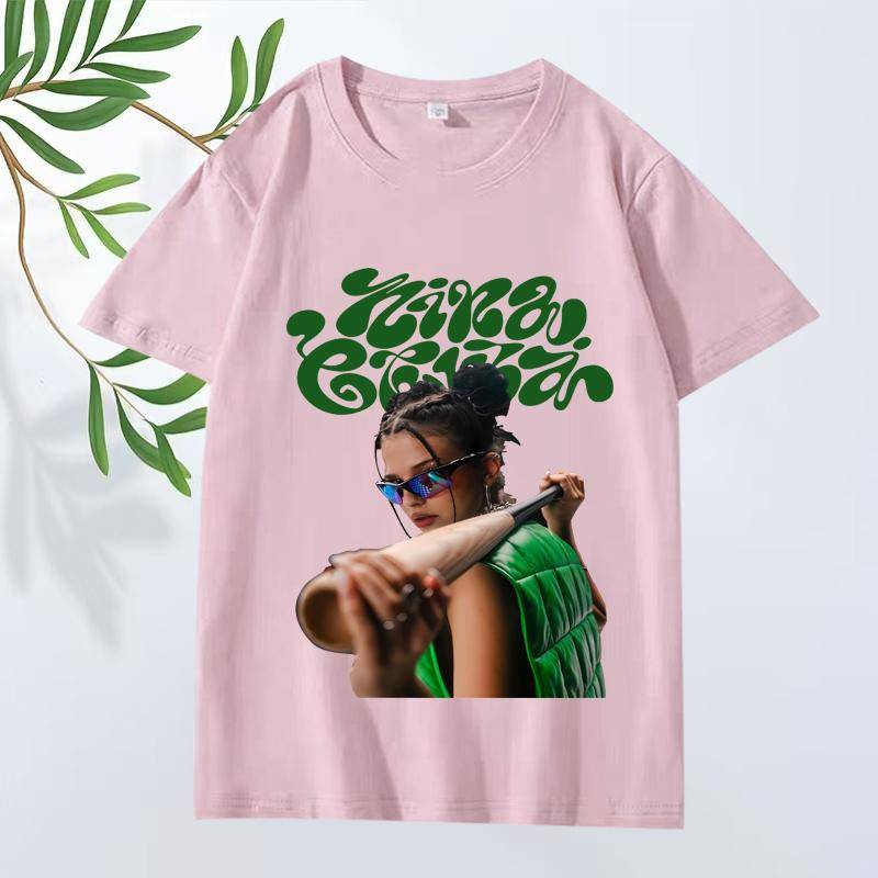 Vintage-Stil Nina Chuba Klassische Grafik T-Shirt 2025 Herren Damen Oversize 100% Baumwolle Kurzarm Sommerdruck Unisex Tops S von Joom DACH