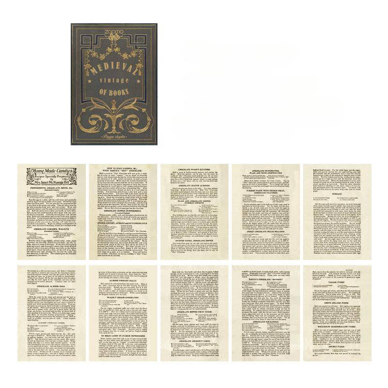 Vintage handgeschriebener Zeitungsbrief Scrapbooking Journal Material Papier Kartenherstellung Retro nicht klebrig kreatives Memo-Briefpapier von Joom DACH