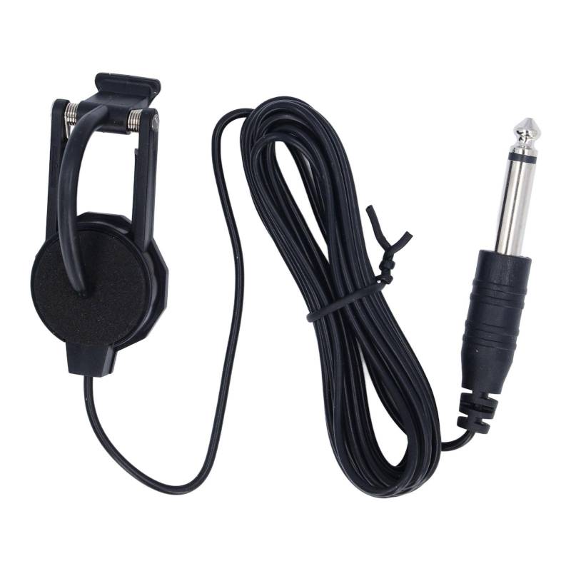 Violine Akustik-Tonabnehmer Tragbarer Lochfreier Patch ABS und Metall Clip-On Violin-Tonabnehmer von Joom DACH