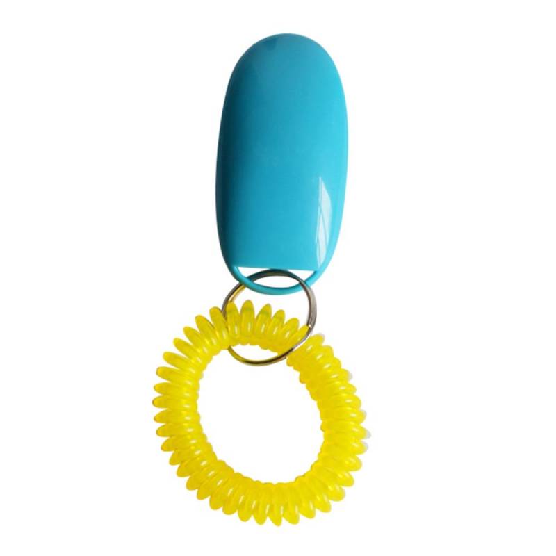 Visionb Tragbarer Hunde-Knopf-Clicker-Sound-Trainer, Haustier-Trainingsgerät, Handgelenkband-Zubehör von Joom DACH