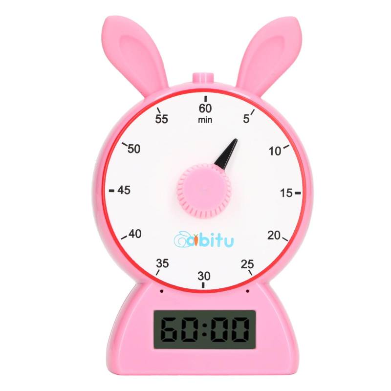 Visueller Timer Kinder Countdown Kochzeitmanagement Timer für Heimschulbedarf Studium Rosa rosa von Joom DACH