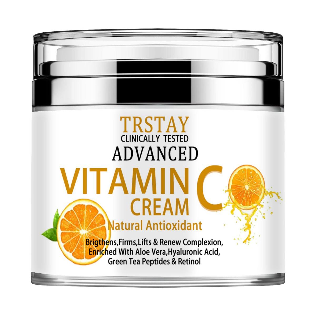 Vitamin C Antioxidans-Creme lässt feine Fältchen verschwinden Gesichtscremes für Frauen Anti-Aging-Gesichtscreme Akne-Gesichtscremes für Frauen 50g von Joom DACH