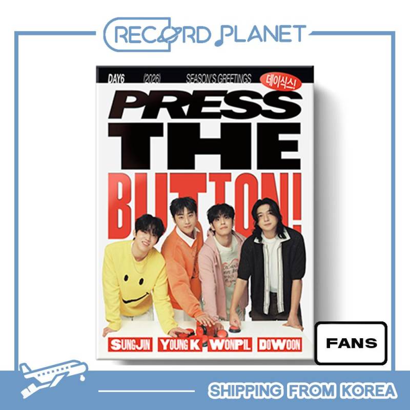 [Vorbestellung] DAY6 2026 SEASON'S GREETINGS [PRESS THE BUTTON] [POB] FANS von Joom DACH