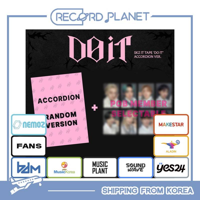 [POB WÄHLBAR] Stray Kids - SKZ IT TAPE [DO IT] (AKKORDEON-VERSION.) SET (NEMOZ LD) von Joom DACH