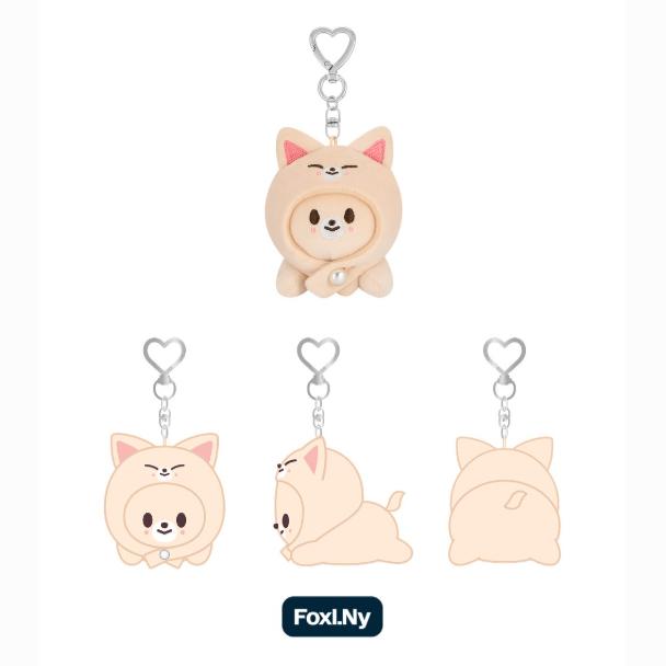 Vorbestellung Stray Kids World Tour dominATE: feierN SKZOO Schlüsselanhänger Liegende Version FoxI.Ny von Joom DACH