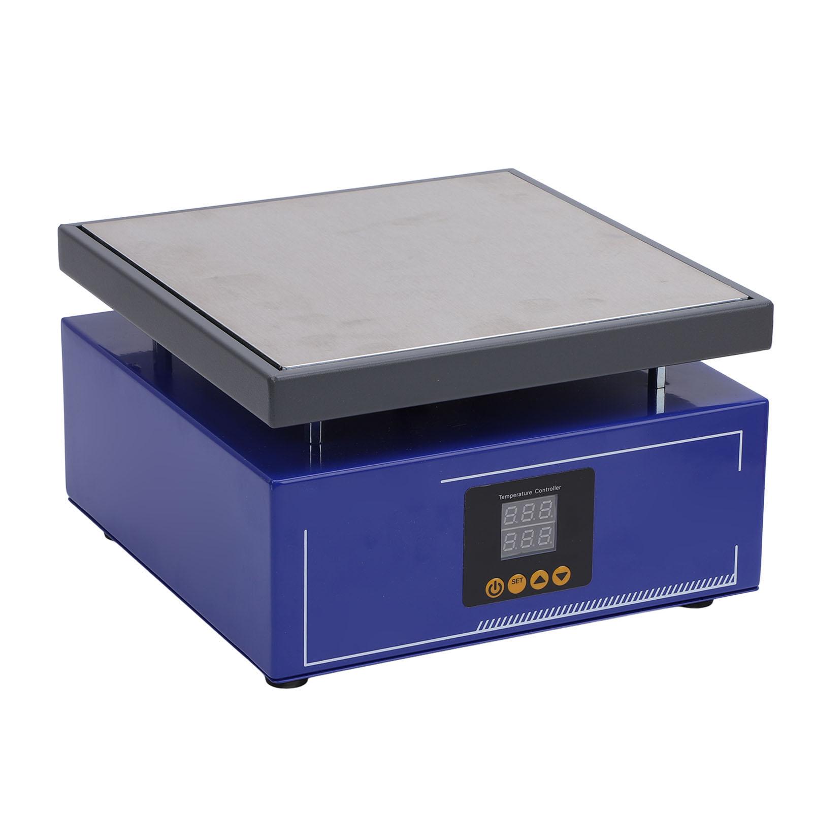 Vorwärmstation Konstante Temperatur Doppelte Digitalanzeige 200 x 200 mm Aluminiumlegierung 600 W LED US Plug von Joom DACH