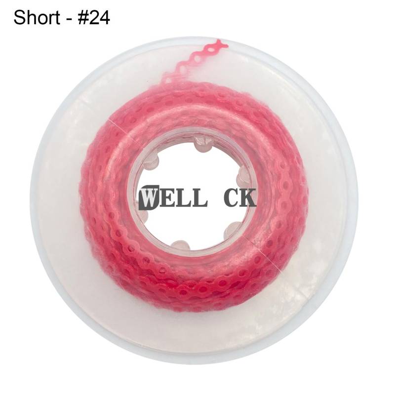 WELL CK 1 Stück Dental Kieferorthopädische elastische Gummi-Power-Kette Gummiband kurzer Typ Short 24 von Joom DACH