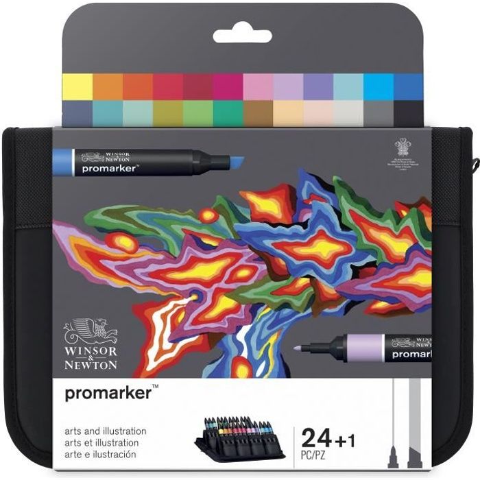 WINSOR & NEWTON Promarker Arts and Illustration Wallet - 24 pièces von Joom DACH