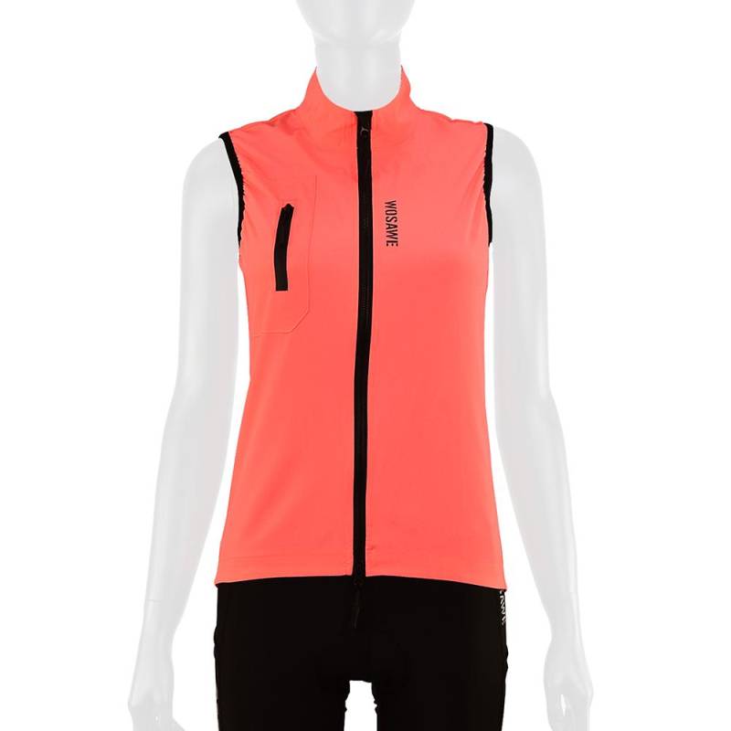 WOSAWE Damen-Radsportweste, leichte Sport-Fahrradweste, reflektierendes Laufoberteil, XS-XL M rosa von Joom DACH