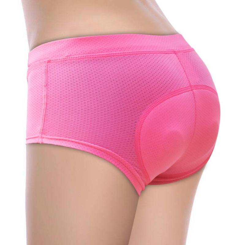 WOSAWE Radsport-Shorts, 3D-Gel-gepolstert, für Damen, Rennrad, Reitunterwäsche, Fahrrad-Slip XL rosa von Joom DACH
