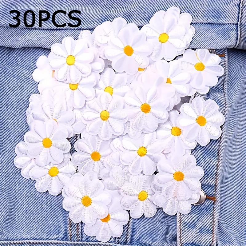 WTEMPO 30 STÜCKE Kleine Gänseblümchen Stickerei Aufbügler für Kleider Reparaturflicken Langlebig Kreativ DIY Bastelzubehör Thermo-Kleber Einfach Aufzubringen 30pcs weiß WTEMPO 30 STÜCKE Kleine Gänseblümchen Stickerei Aufbügler für Kleider Reparaturflicken Langlebig Kreativ DIY Bastelzubehör Thermo-Kleber Einfach Aufzubringen 30pcs weiß von Joom DACH